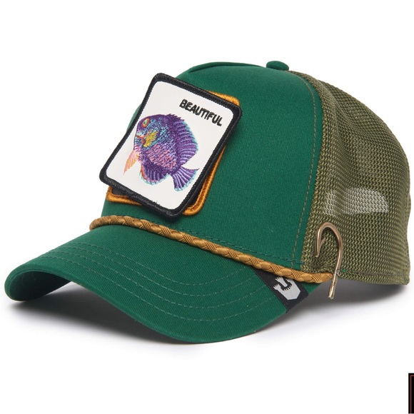 ⭐️NIB Limited Edition Goorin Brothers “Broken Camera” Cod Fish Trucker Hat - Picture 3 of 8